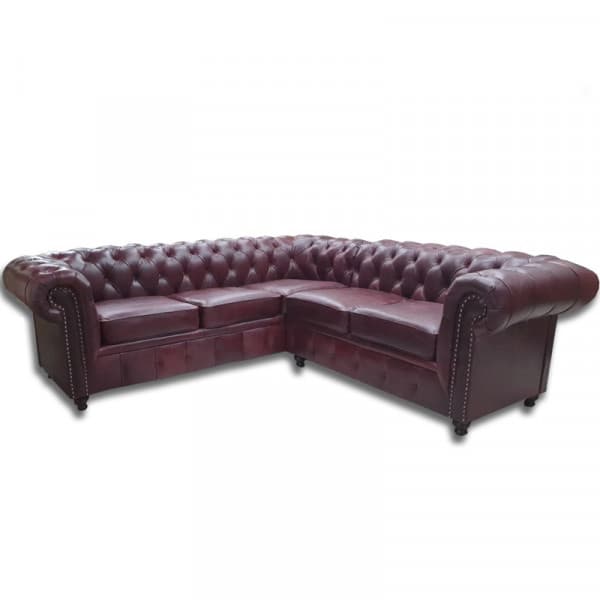 SALA MODULAR CHESTERFIELD PIEL GENUINA - Vista 1